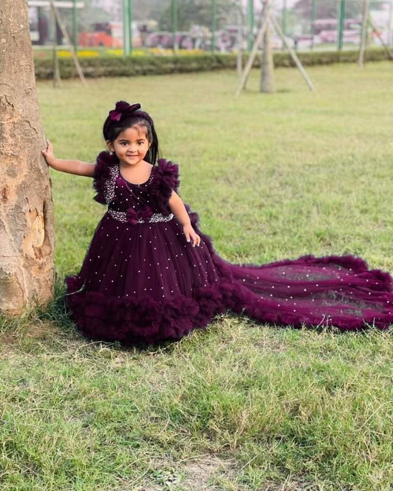 🌸 beautiful trending Party Dress Kids Girls, Code 516