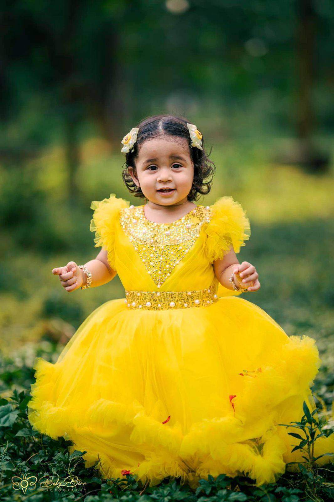 🌸 beautiful trending Party Dress Kids Girls, Code 518